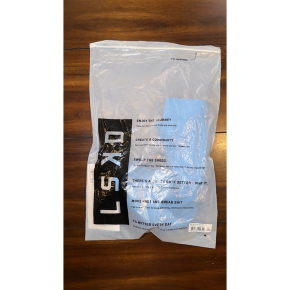 LSKD Elixir Mid‎ Short Tight Azure Blue Women's XS, 6in Shorts, NWT, New - Picture 4 of 11